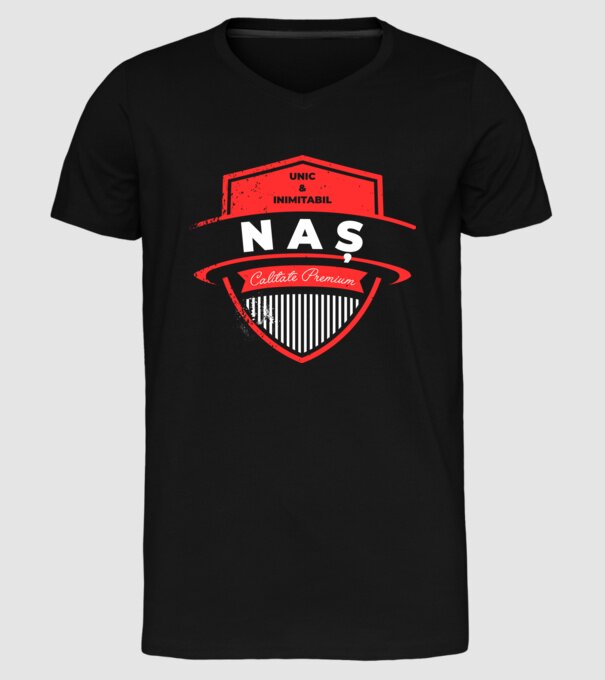 naș unic & inimitabil - calitate premium model negru pe tricou