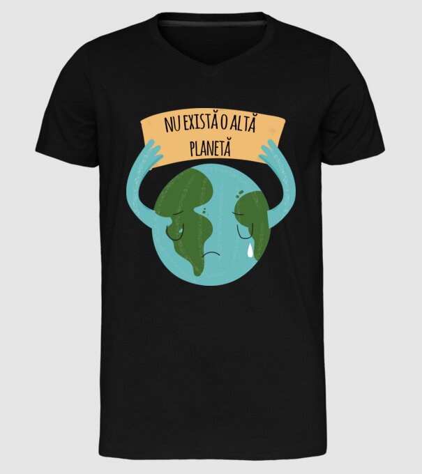 nu există o altă planetă model negru pe tricou