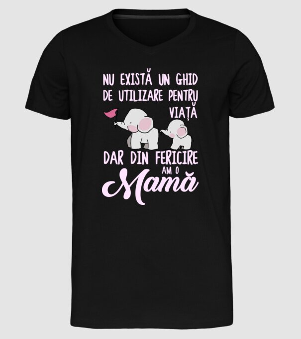 Nu există un ghid de utilizare pentru viață, dar din fericire am o mamă model negru pe tricou