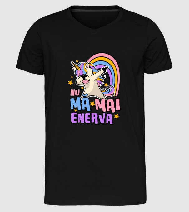 Nu mă mai enerva model negru pe tricou