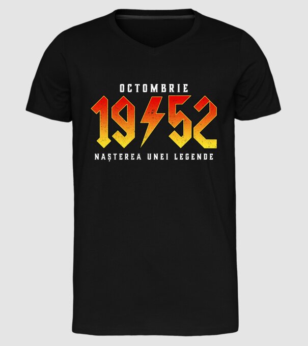 Octombrie - 1952 - nașterea unei legende model negru pe tricou