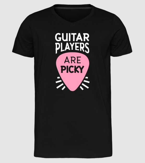 Picky model negru pe tricou