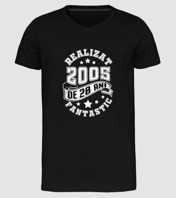Realizat de fantastic - 2005 model negru pe tricou