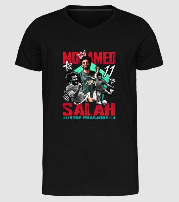 Salah tribute model negru pe tricou