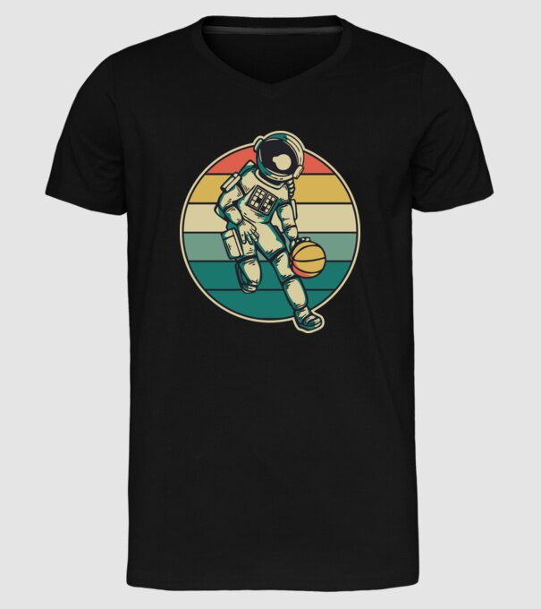 SpaceBall model negru pe tricou