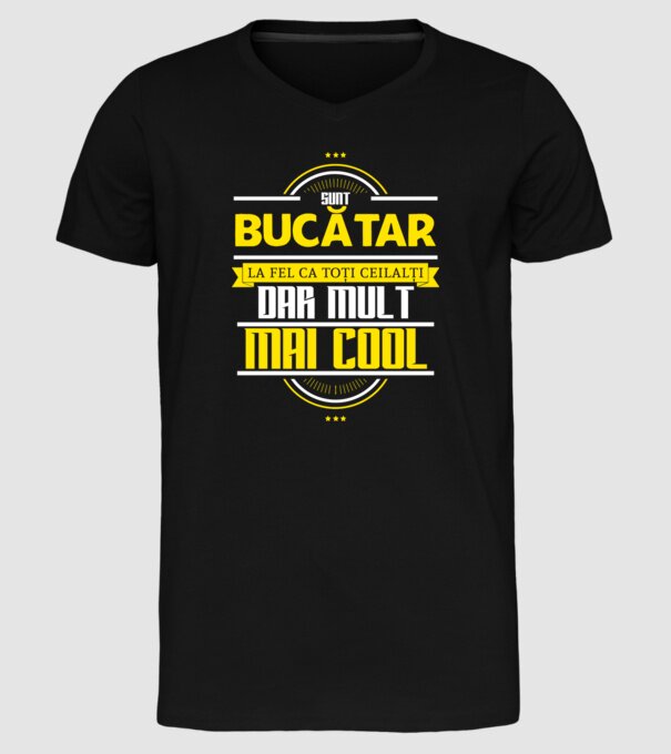 Sunt bucătar, la fel ca toți ceilalți, dar mult mai cool model negru pe tricou