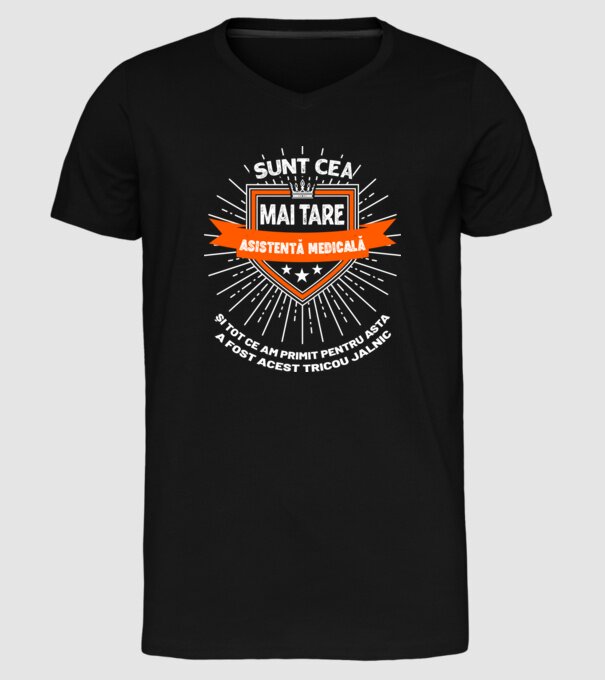 Sunt cea mai tare asistentă medicală și tot ce am primit pentru asta a fost acest tricou jalnic model negru pe tricou