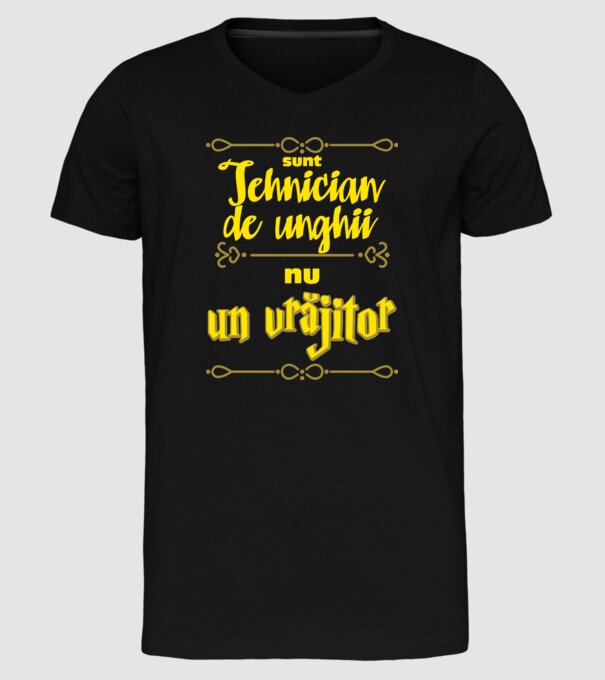 Sunt tehnician de unghii, nu un magician model negru pe tricou