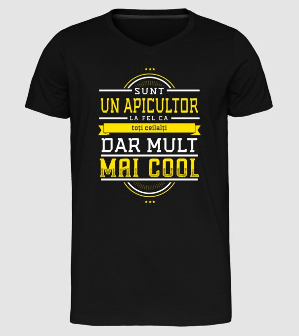 sunt un apicultor, la fel ca toți ceilalți, dar mult mai cool model negru pe tricou