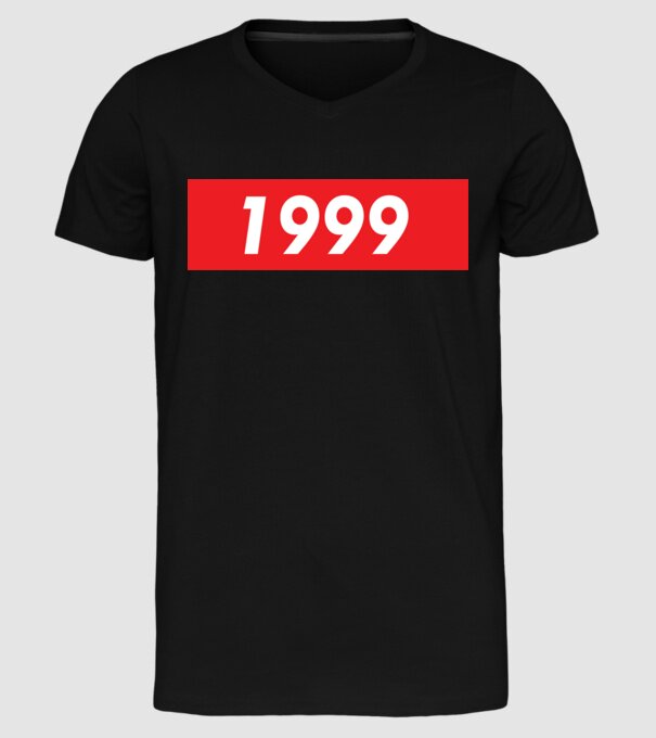 Supreme Birthday 1999 model negru pe tricou