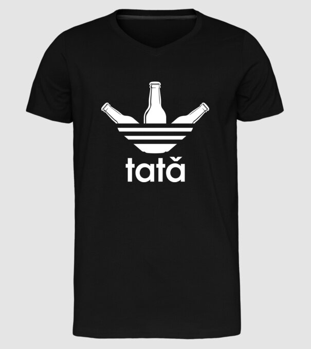 Tatadidas model negru pe tricou