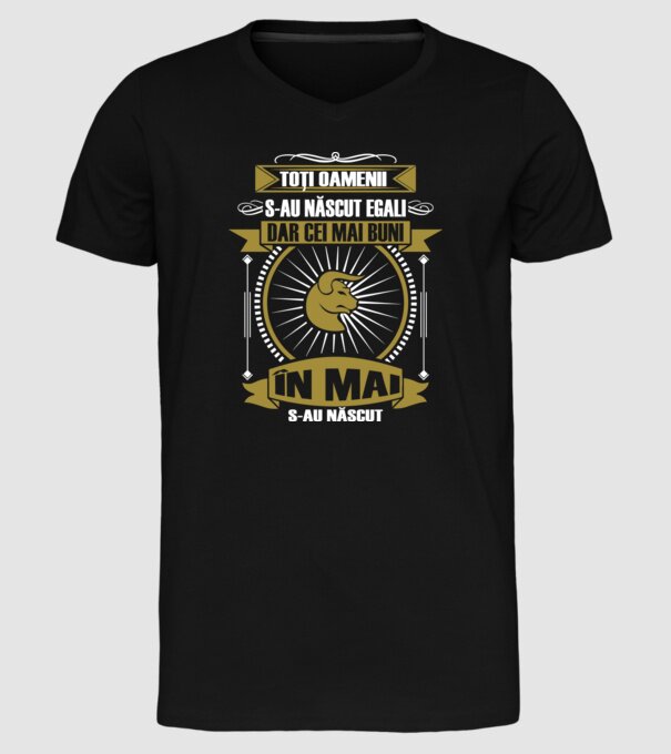 Toți oamenii s-au născut egali, dar cei mai buni s-au născut în mai model negru pe tricou