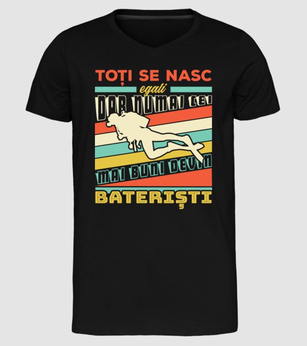 toți se nasc egali, dar numai cei mai buni devin scafandri model negru pe tricou