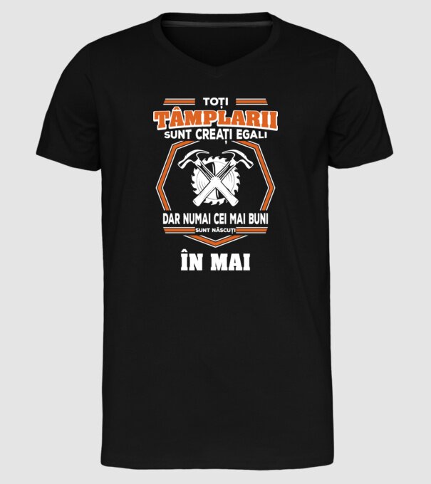 toți tâmplarii sunt creați egali, dar numai cei mai buni sunt născuți în mai model negru pe tricou