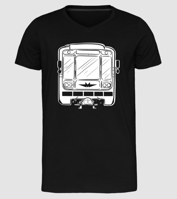 Trenuri model negru pe tricou