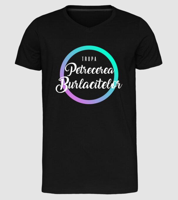 trupa petrecerea burlăcitelor model negru pe tricou