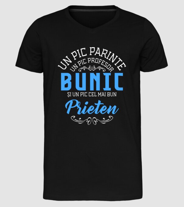 Un pic părinte, un pic profesor - bunic - și un pic cel mai bun prieten model negru pe tricou