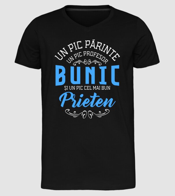 Un pic părinte, un pic profesor - bunic - și un pic cel mai bun prieten model negru pe tricou