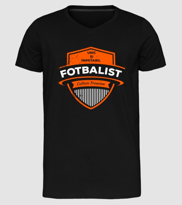 FOTBALIST unic și inimitabil calitate premium model negru pe tricou