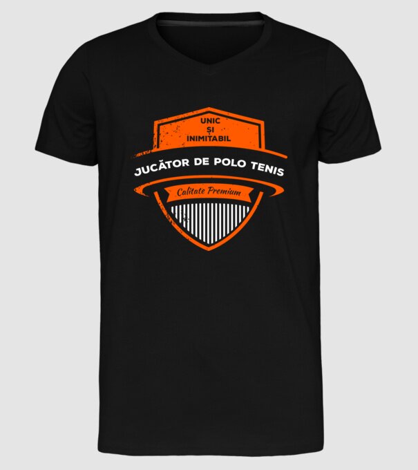 JUCĂTOR DE TENIS unic și inimitabil calitate premium model negru pe tricou