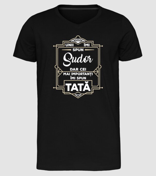 Unii îmi spun_Sudor model negru pe tricou