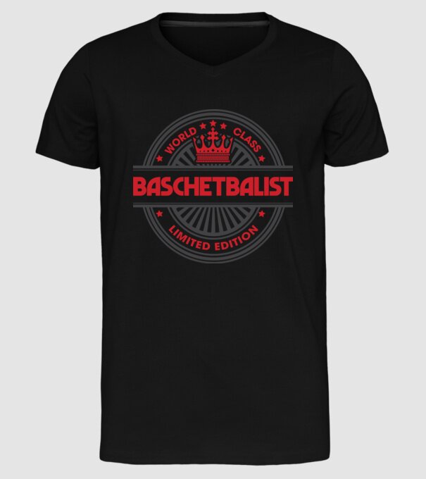 baschetbalist model negru pe tricou