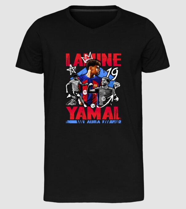 Yamal tribute model negru pe tricou