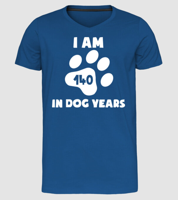 Dog Year - 140 model albastru regal pe tricou