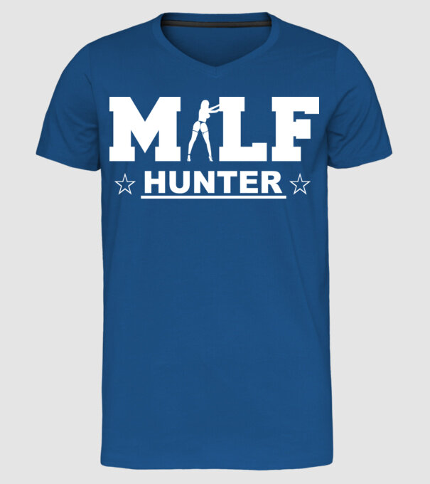 Milf model albastru regal pe tricou