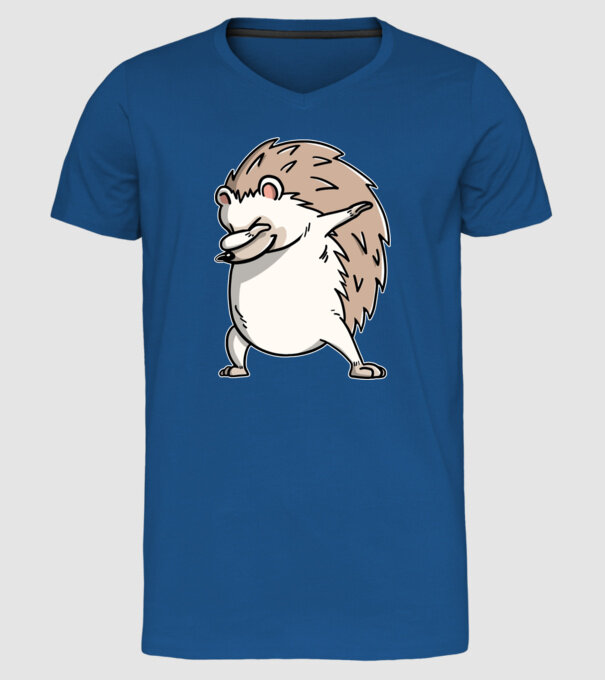 Arici DAB model albastru regal pe tricou