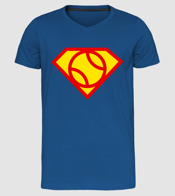 Supersportiv JUCĂTOR DE TENIS model albastru regal pe tricou