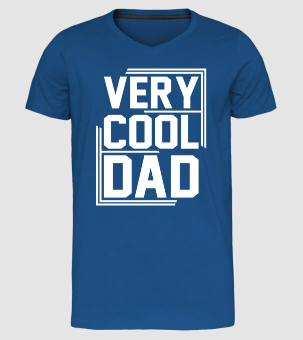 Very Cool Dad model albastru regal pe tricou