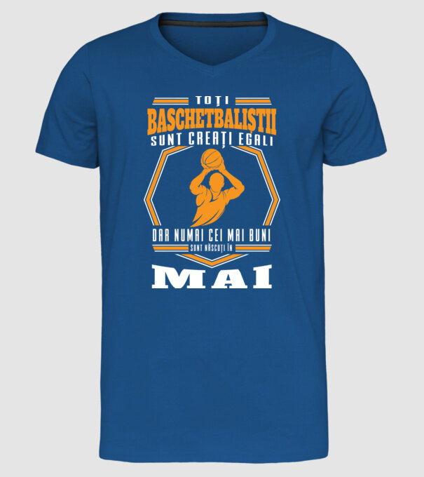 Toți baschetbaliștii sunt creați egali, dar numai cei mai buni sunt născuți în mai model albastru regal pe tricou