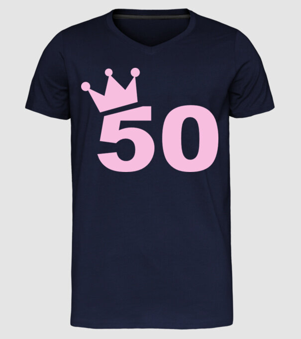 Dog Year - 50 model albastru închis pe tricou