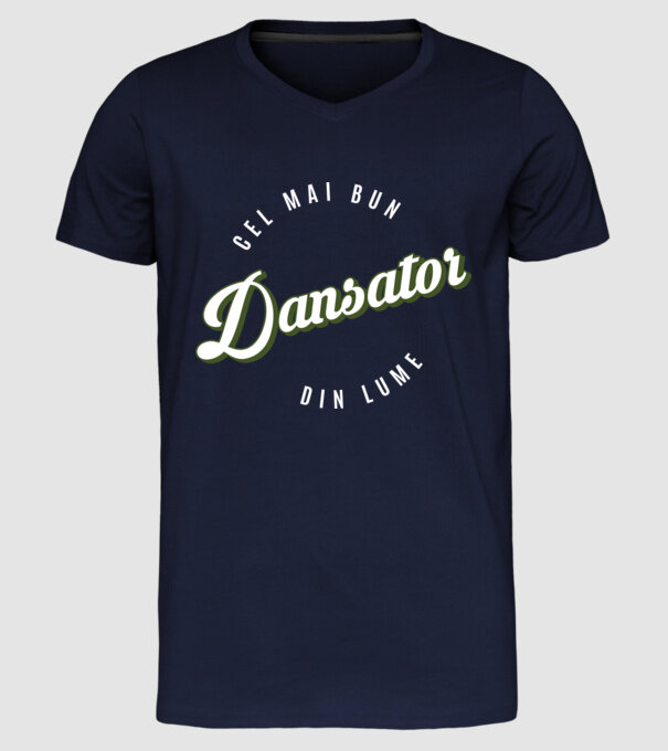 Cel mai bun Dansator din lume model albastru închis pe tricou