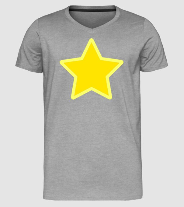 Stea model gri pe tricou
