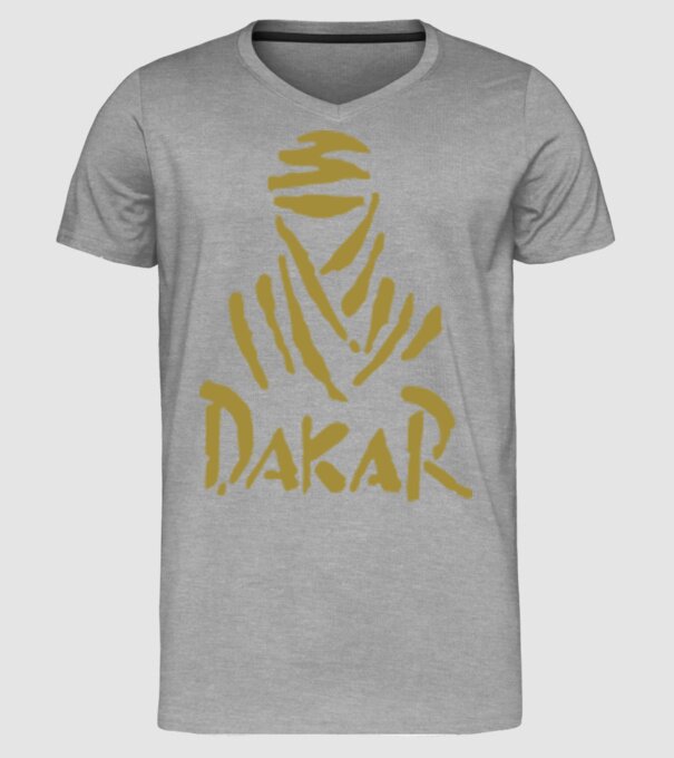 Dakar Rally model gri pe tricou