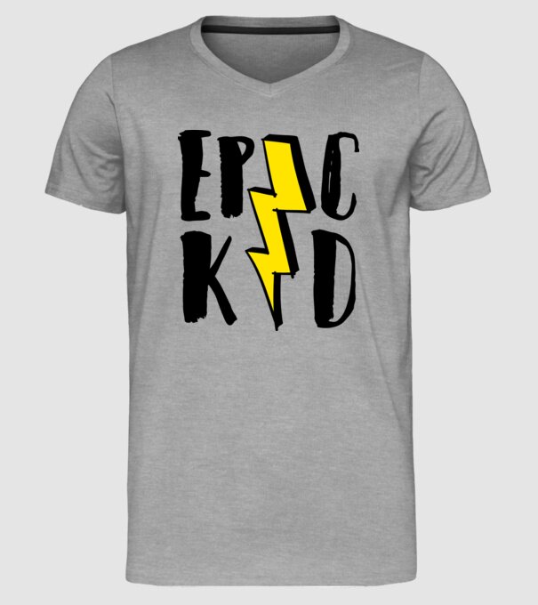EpicKid model gri pe tricou