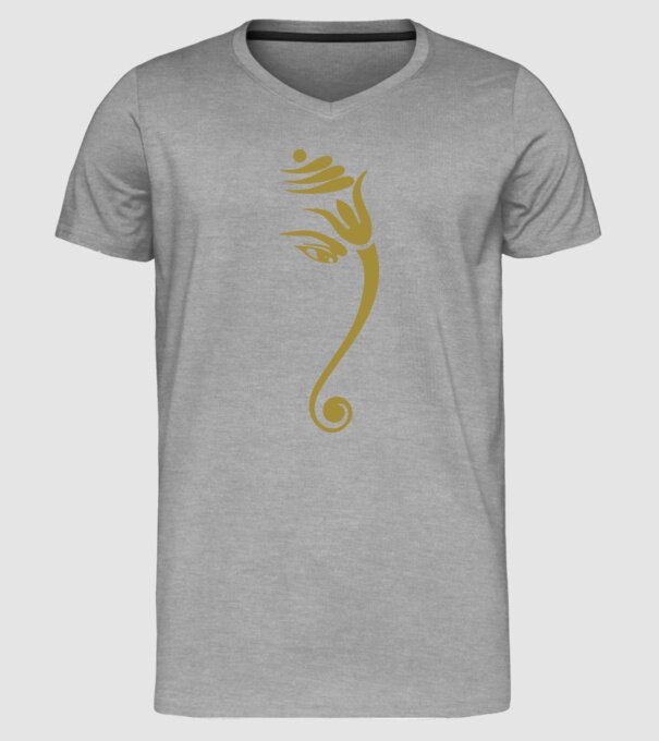 ganesha model gri pe tricou