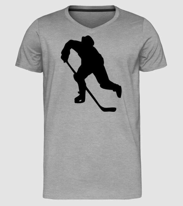 hochei model gri pe tricou