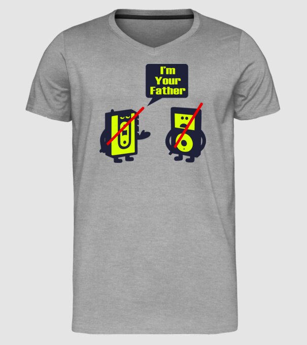 'I''m Your Father 1' model gri pe tricou