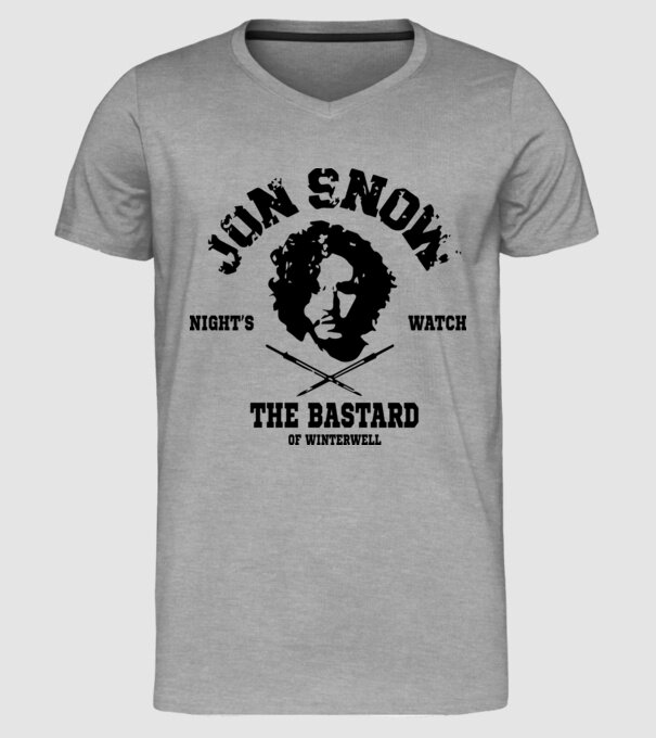 'Jon Snow Night''s Watch' model gri pe tricou