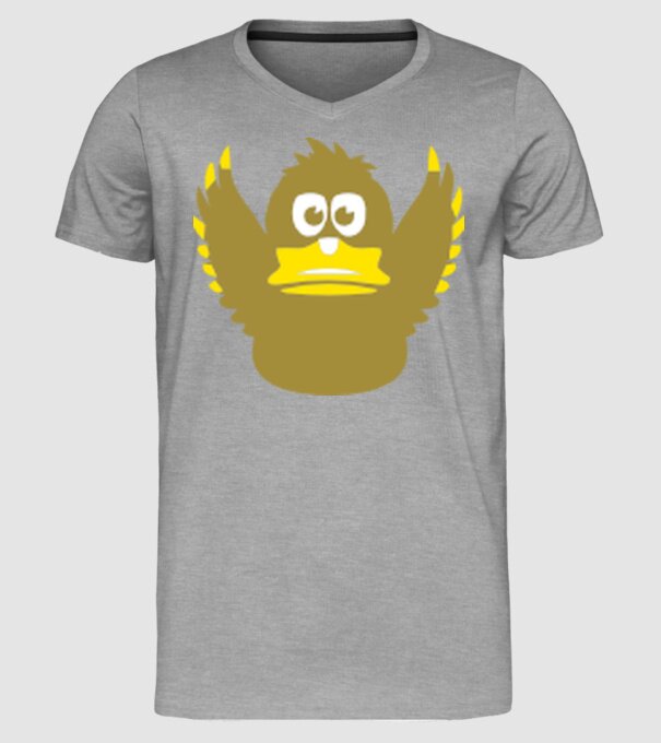 Rață model gri pe tricou