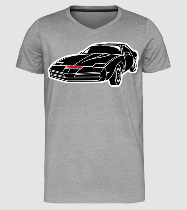 Kitt 3C.eps model gri pe tricou