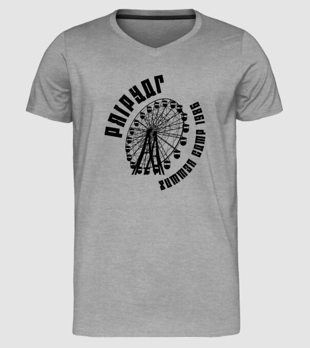 Prypiat summer camp model gri pe tricou