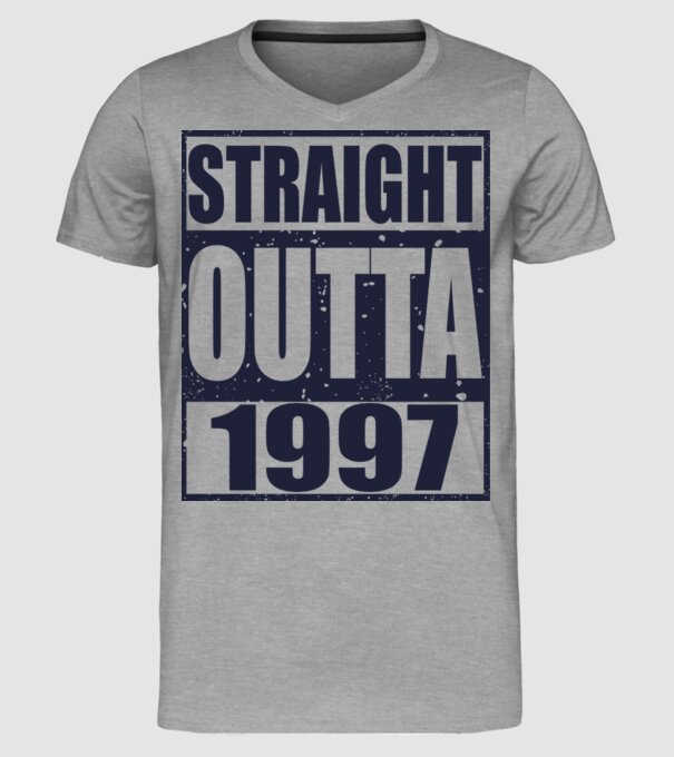 Straight Outta - 1997 model gri pe tricou