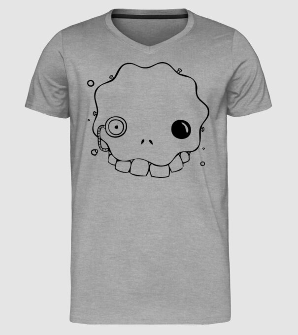 monstru10 model gri pe tricou