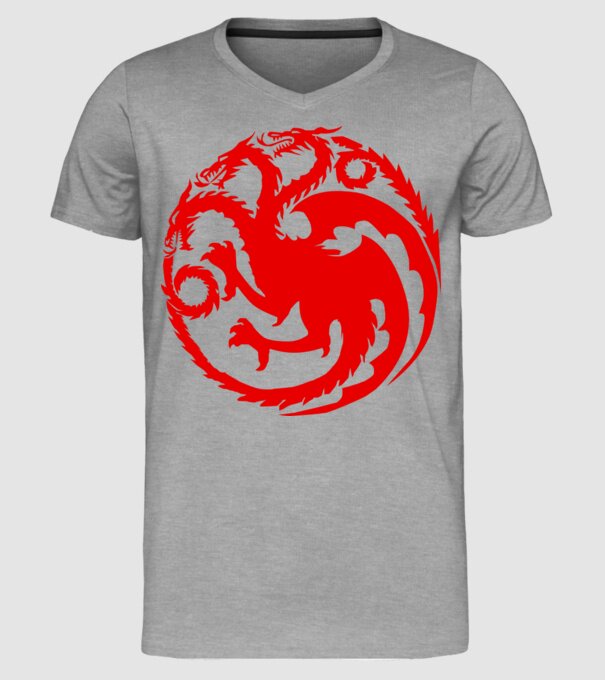 Targaryen model gri pe tricou