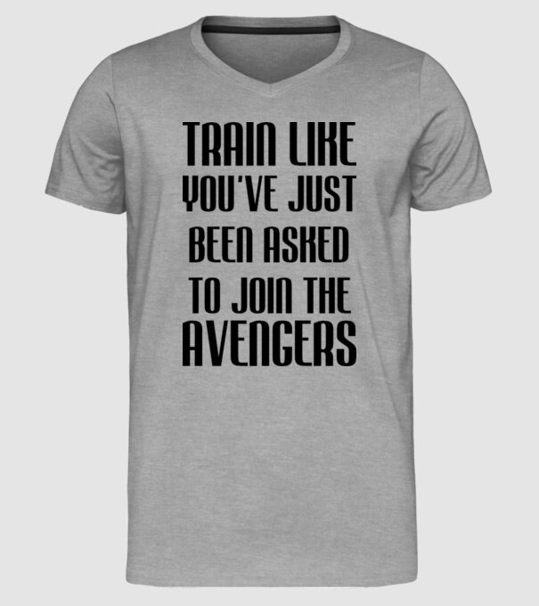 Train like youve just been asked model gri pe tricou