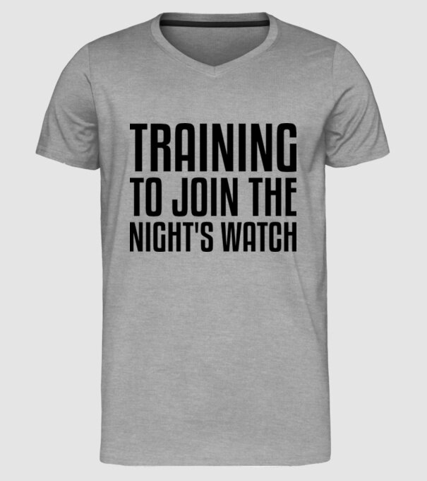 Training to join the nights watch model gri pe tricou